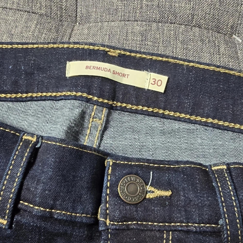 Levi's Bermuda Short W30 Blue Denim Jean Shorts